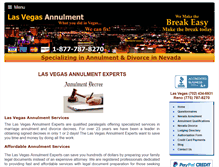 Tablet Screenshot of lasvegasannulmentexpert.com